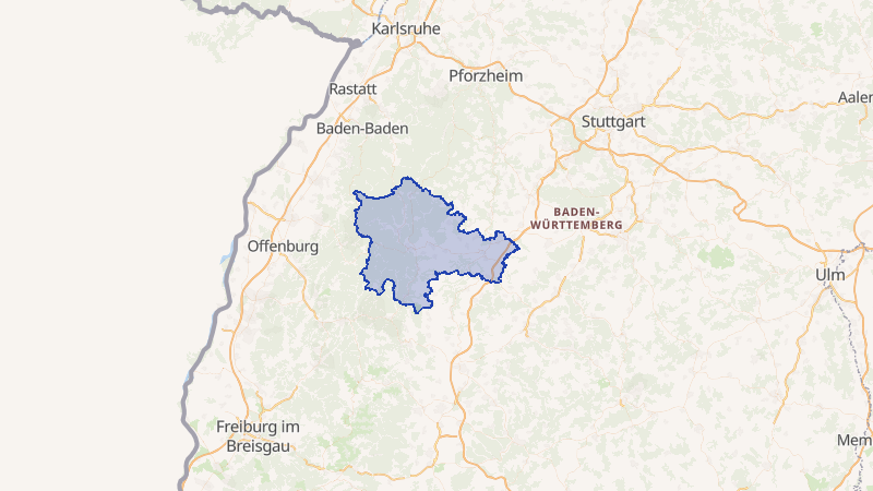 Karte von Freudenstadt