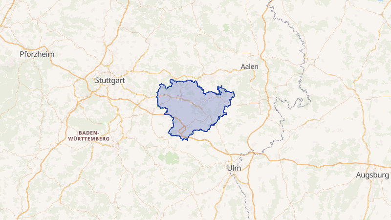 Karte von Göppingen