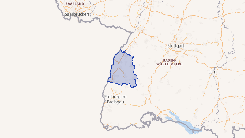 Karte von Ortenaukreis