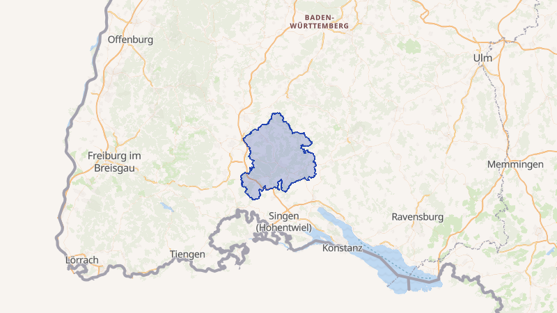 Karte von Tuttlingen