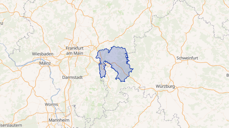 Karte von Aschaffenburg