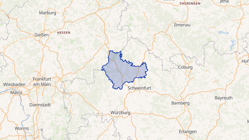 Karte von Bad Kissingen