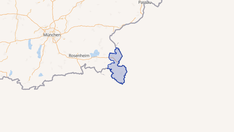 Karte von Berchtesgadener Land