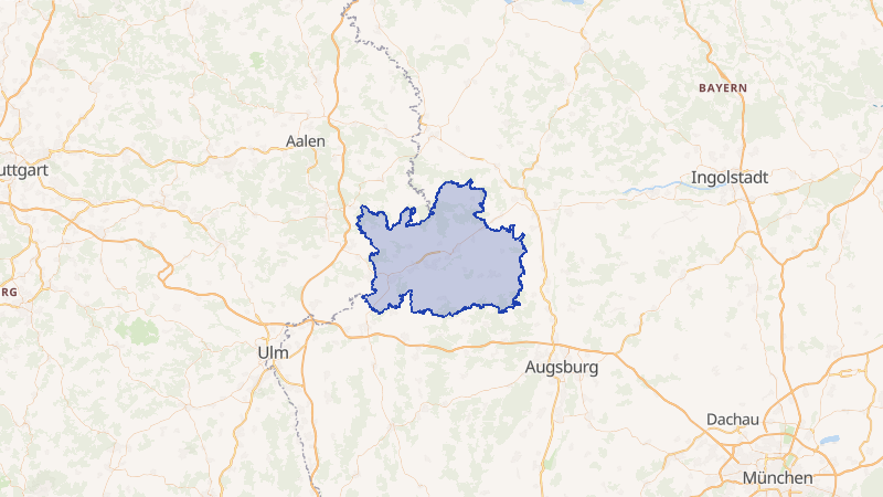 Karte von Dillingen a.d.Donau