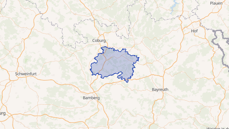 Karte von Lichtenfels