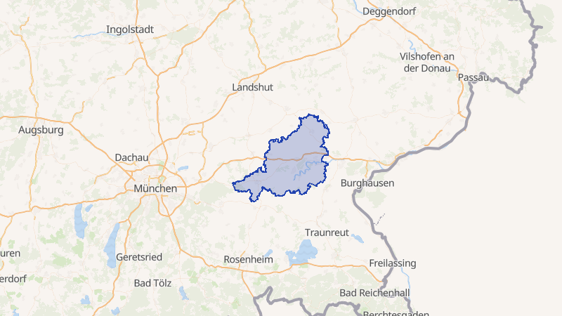 Karte von Mühldorf a.Inn