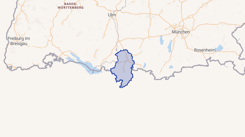 Karte von Oberallgäu