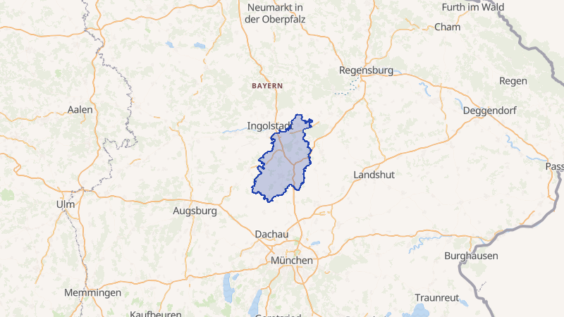 Karte von Pfaffenhofen a.d.Ilm