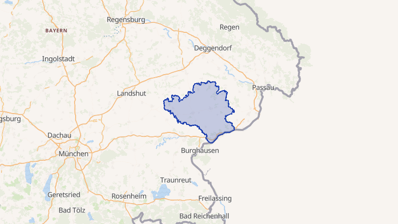 Karte von Rottal-Inn