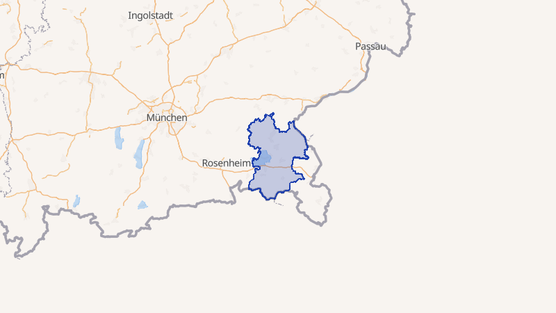 Karte von Traunstein