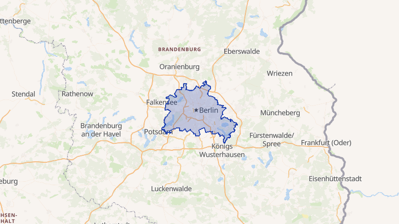 Karte von Berlin