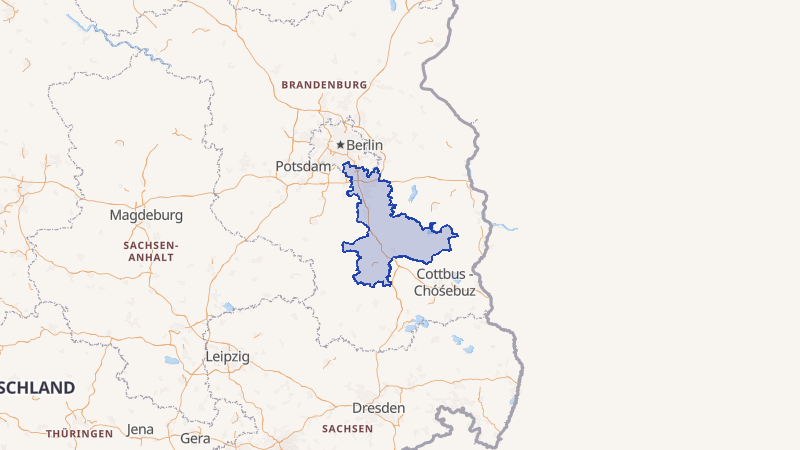 Karte von Dahme-Spreewald