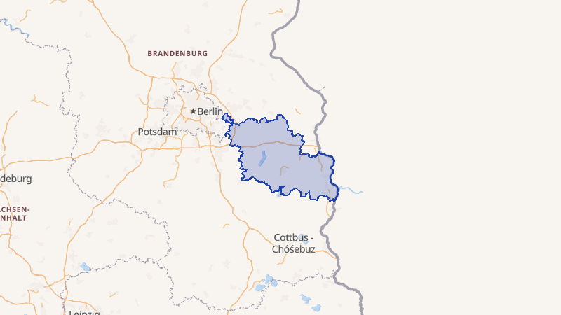 Karte von Oder-Spree