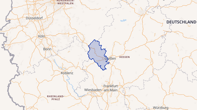 Karte von Lahn-Dill-Kreis