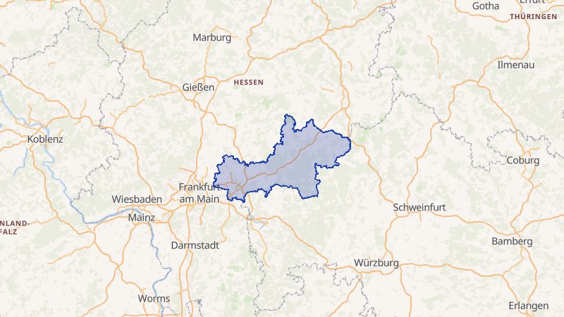 Karte von Main-Kinzig-Kreis