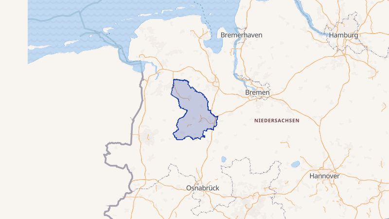 Karte von Cloppenburg