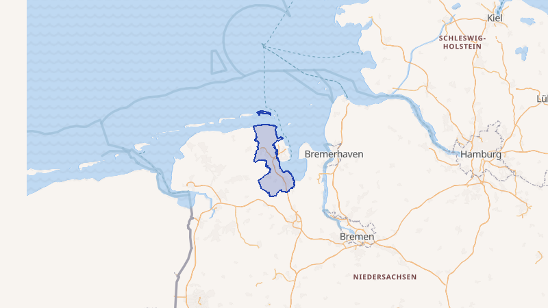 Karte von Friesland
