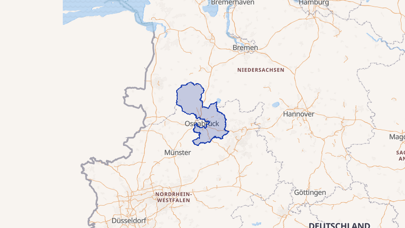 Karte von Osnabrück
