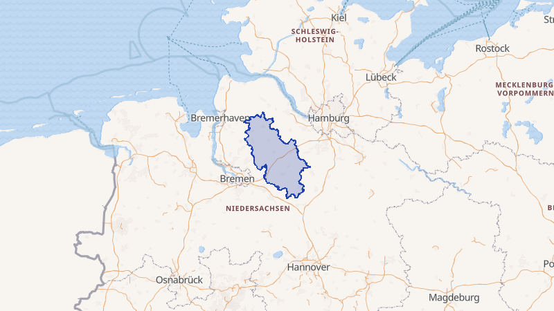 Karte von Rotenburg (Wümme)