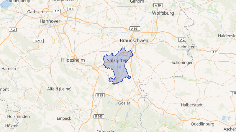 Karte von Salzgitter