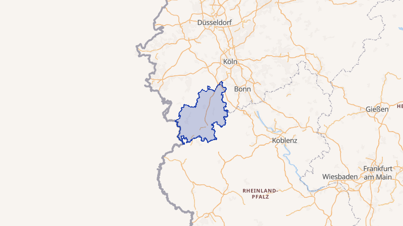 Karte von Euskirchen