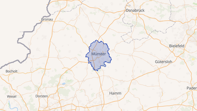 Karte von Münster