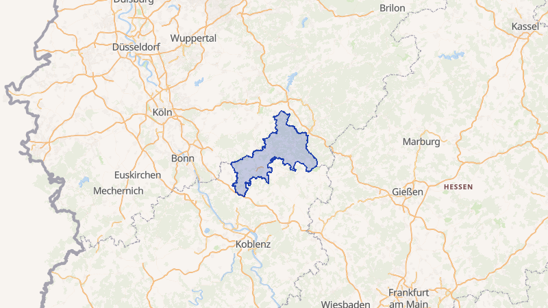 Karte von Altenkirchen (Westerwald)
