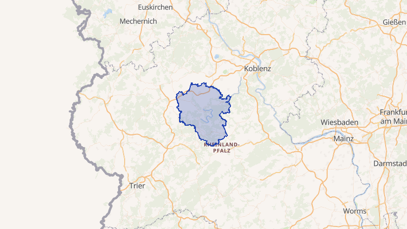 Karte von Cochem-Zell