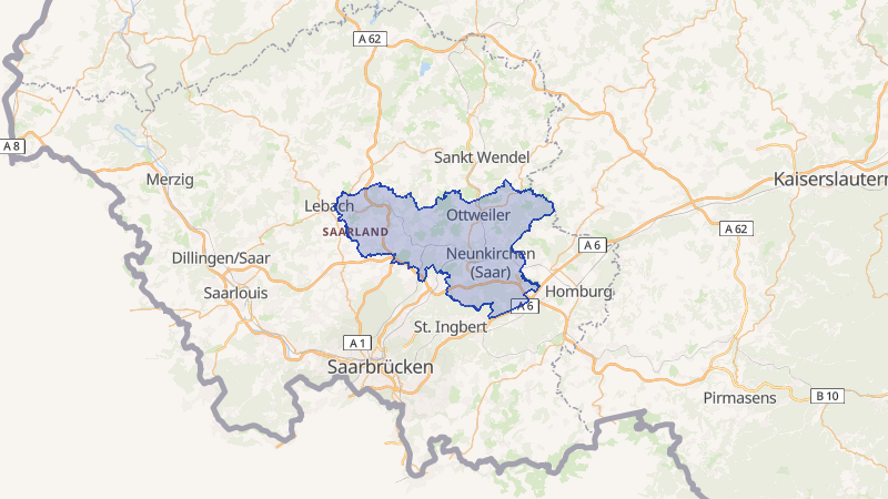 Karte von Neunkirchen