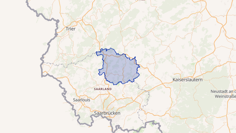 Karte von St. Wendel