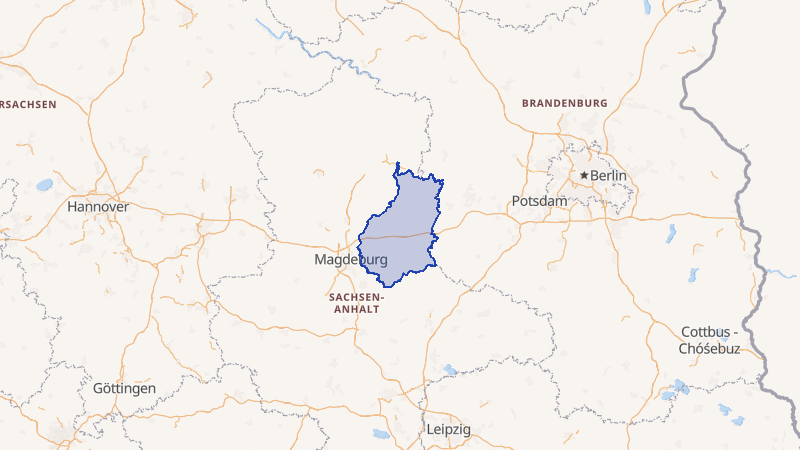 Karte von Jerichower Land