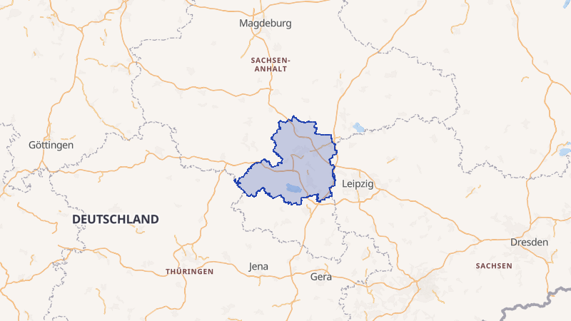 Karte von Saalekreis