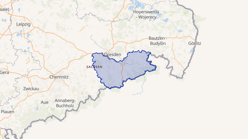 Karte von Sächsische Schweiz-Osterzgebirge