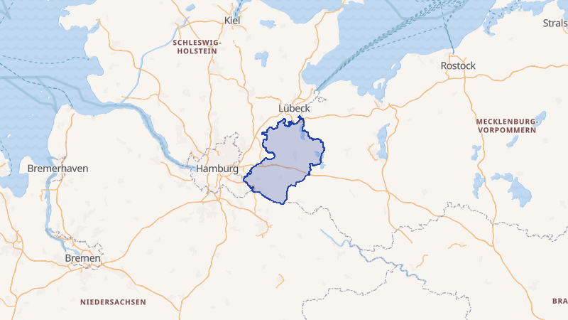 Karte von Herzogtum Lauenburg