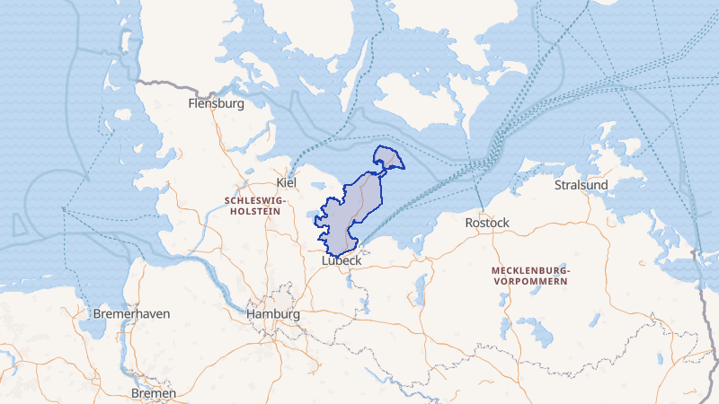 Karte von Ostholstein