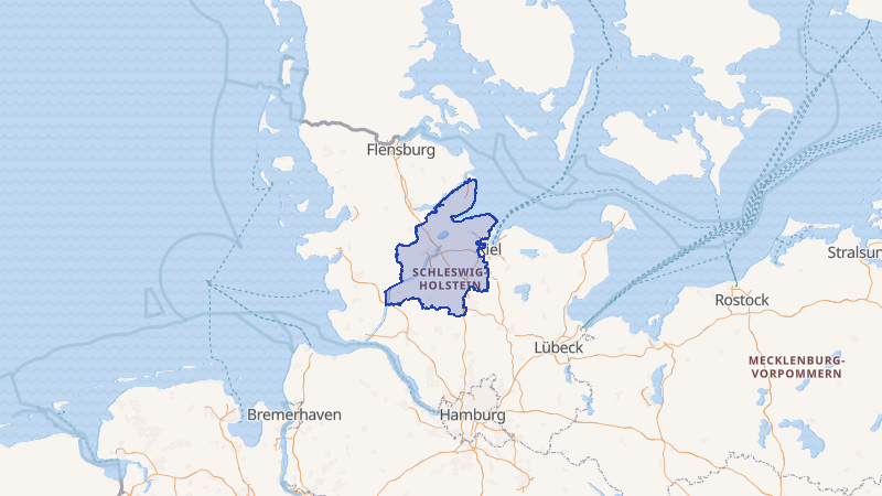 Karte von Rendsburg-Eckernförde