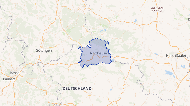 Karte von Nordhausen