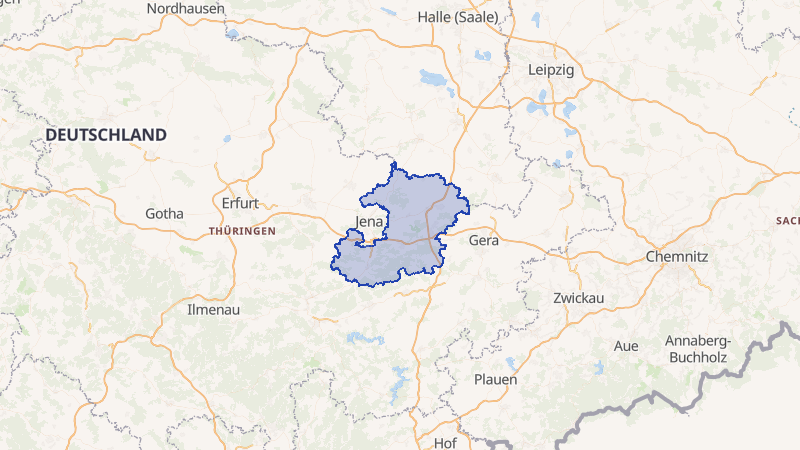 Karte von Saale-Holzland-Kreis