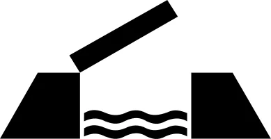 Verkehrszeichen Sinnbild bewegliche-bruecke