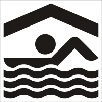 Verkehrszeichen Sinnbild hallenbad-rwb-2000