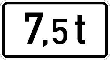 Verkehrszeichen 1053-33