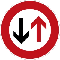 Vorrang des Gegenverkehrs