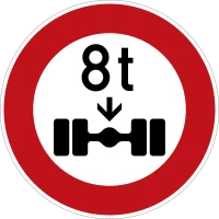 Verkehrszeichen 263-8