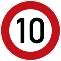 Verkehrszeichen 274-10