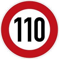 Verkehrszeichen 274-110