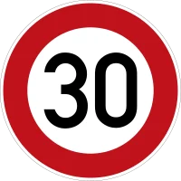 Verkehrszeichen 274-30