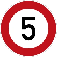 Verkehrszeichen 274-5