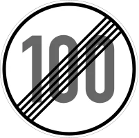 Verkehrszeichen 278-100