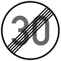 Verkehrszeichen 278-30