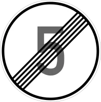 Verkehrszeichen 278-5